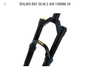 FOURCHE ÖHLINS RXF 36 M.3 AIR 140MM à 160MM 29