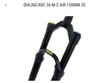 FOURCHE ÖHLINS RXF 36 M.3 AIR 140MM à 160MM 29